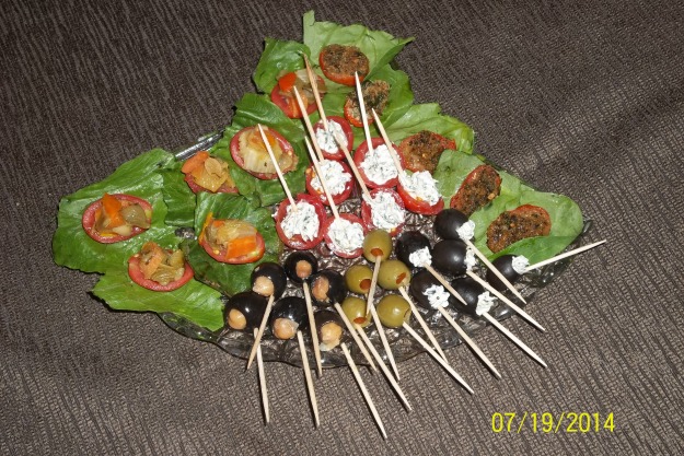A selection of appetizers